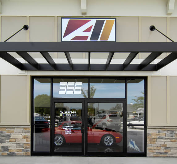 Auto Sales Entrance